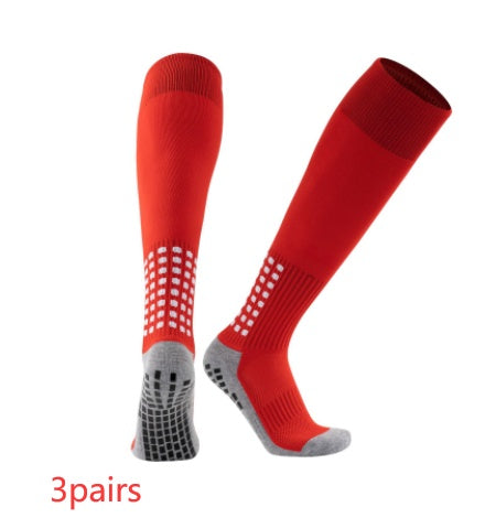 Thickened Running Long Tube Glue Dispensing Non-slip Wear-resistant Over The Knee Athletic Socks