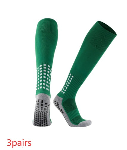 Thickened Running Long Tube Glue Dispensing Non-slip Wear-resistant Over The Knee Athletic Socks